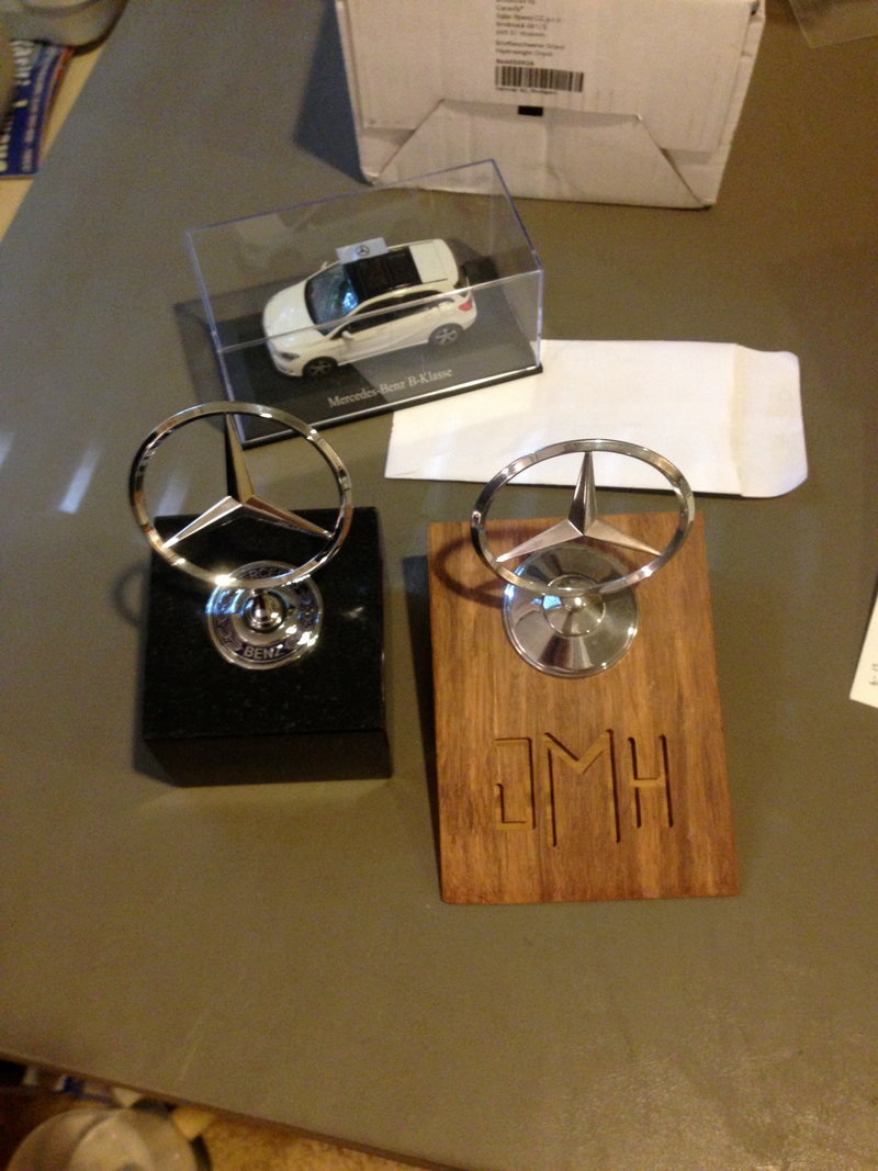 I got that from the Mercedes Benz museum. It was my souvenir along with the Benz ornament in granite.